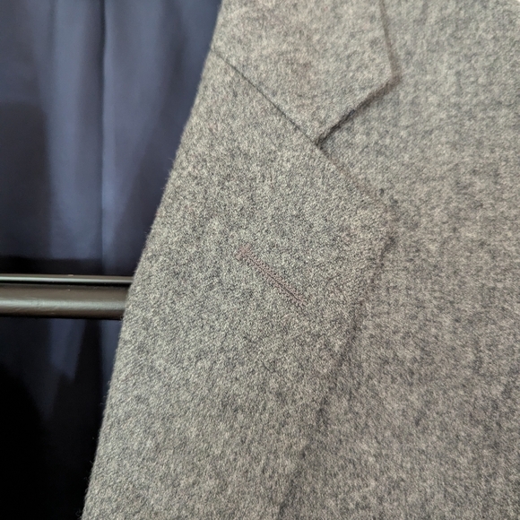 J. Crew 34S Ludlow Grey Flannel Suit Jacket (Very Good Condition) - Picture 7 of 10
